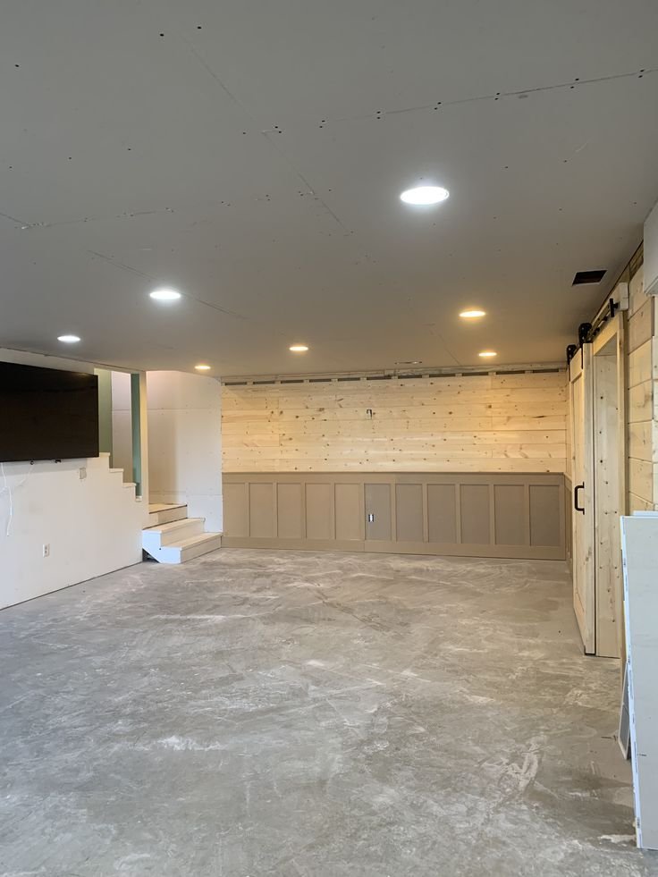Basement Poured Concrete Walls
